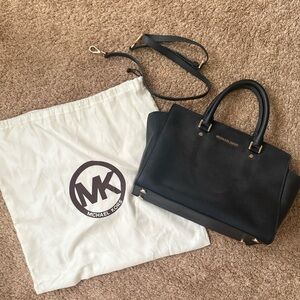 Michael Kors Black Satchel Bag